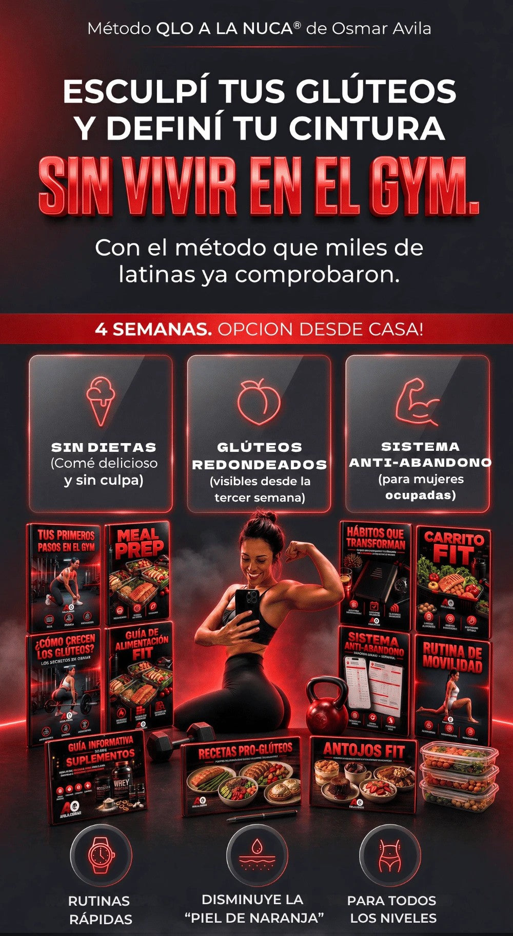 Método QLO A LA NUCA - Esculpí tus glúteos sin vivir en el gym